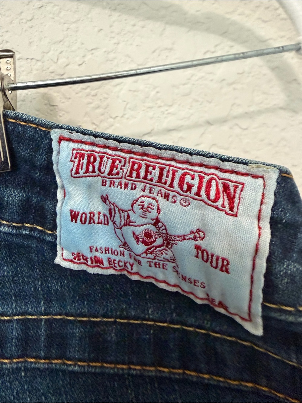 True Religion World Tour Bootcut Jeans Size 26 Made in USA - Picture 9 of 9